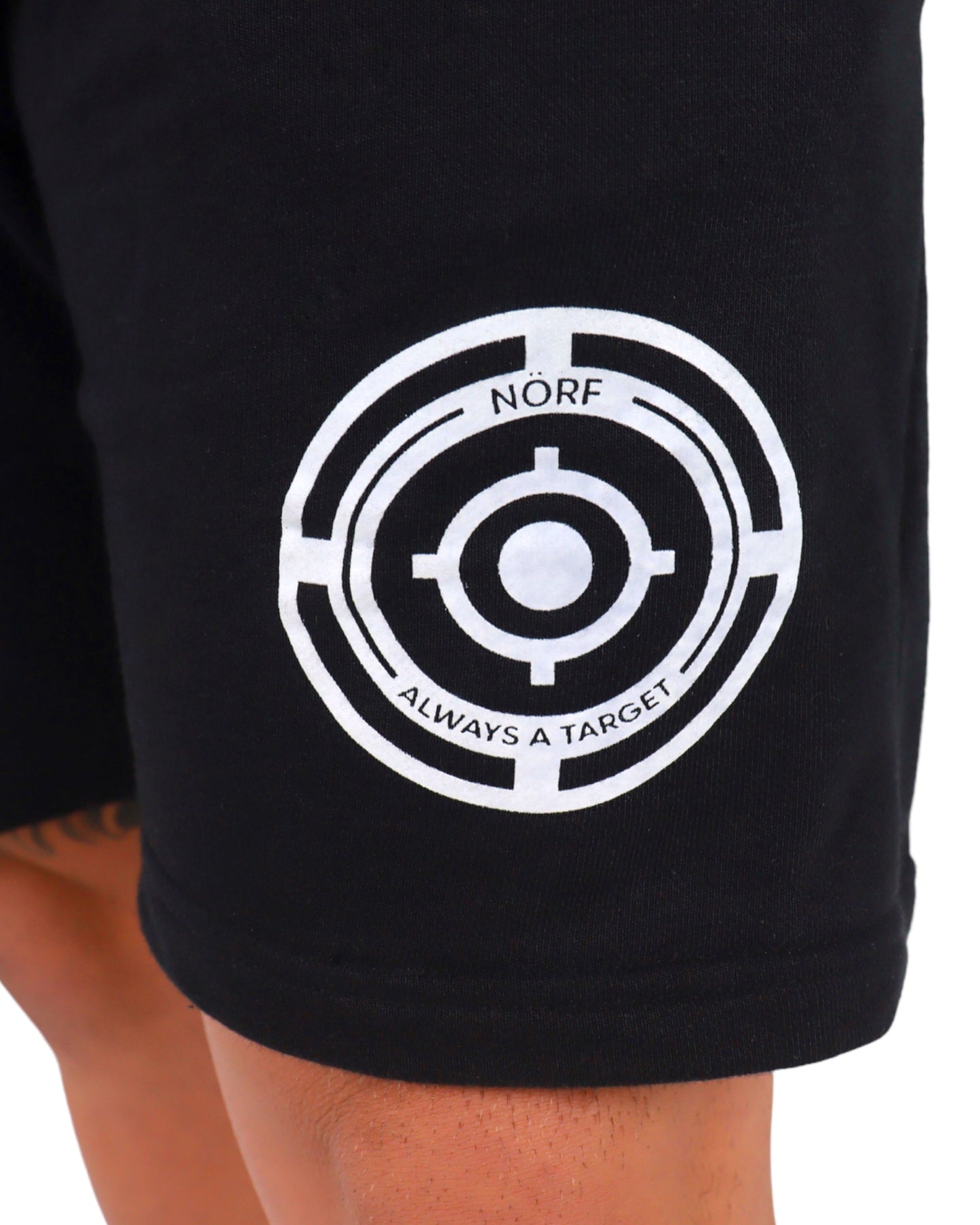 BLACK ALWAYS A TARGET SHORTS
