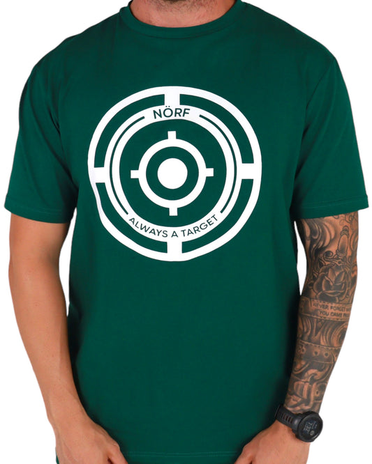 FORREST GREEN ALWAYS A TARGET BADGED TEE
