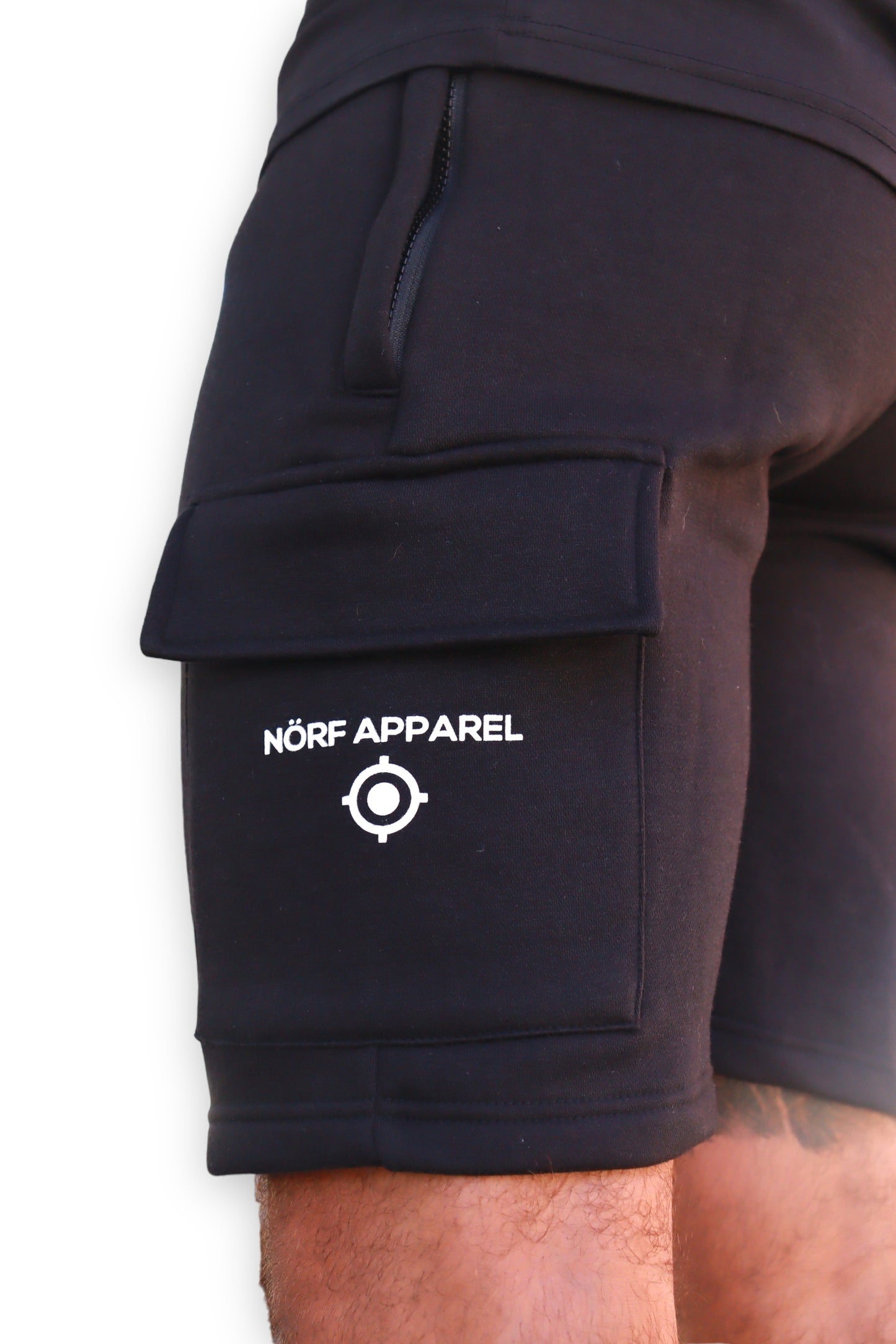 NÖRF CARGO SHORTS BLACK