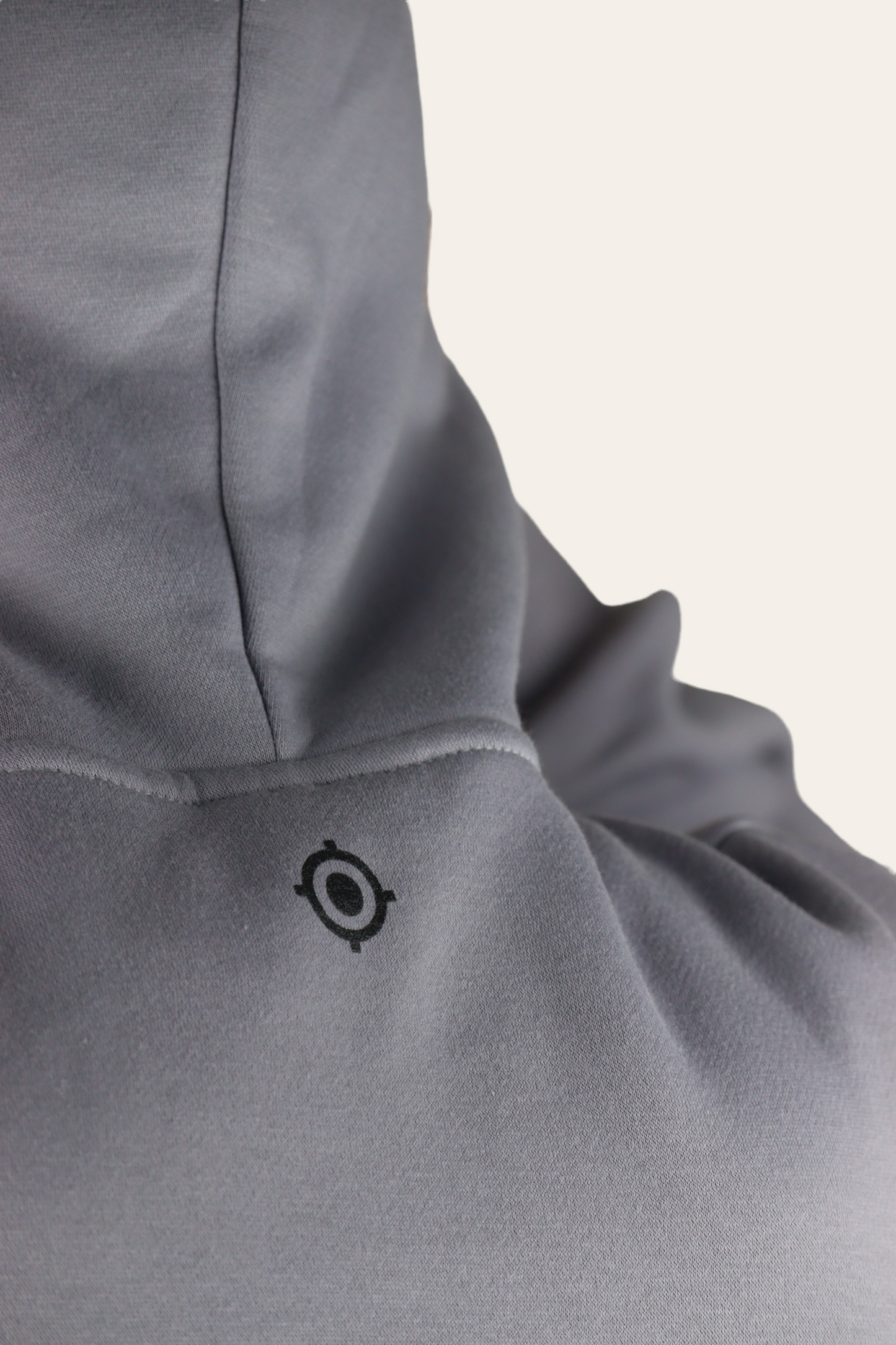 NÖRF GREY FITTED HOODIE