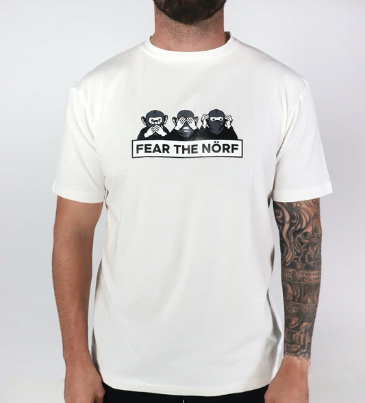 3 WISE MONKEYS WHITE TEE