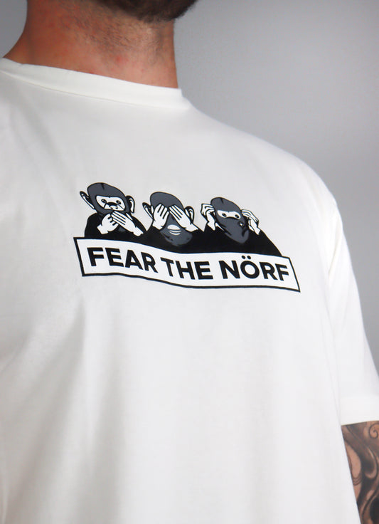 3 WISE MONKEYS WHITE TEE