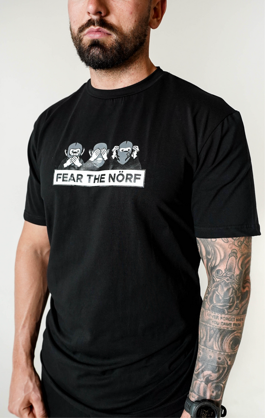 3 WISE MONKEYS BLACK TEE